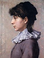 Portrait of Virginia Gerson, c.1880, chase