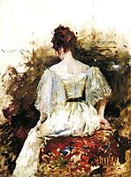 Portrait of a Woman: The White Dress, 1888-1890, chase