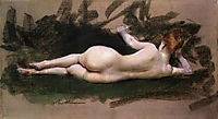 Reclining Nude, 1888, chase