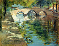Reflections (aka Canal Scene), 1885, chase