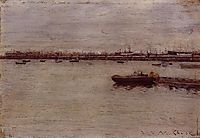 Repair Docks, Gowanus Pier, 1888, chase