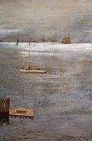 Sailboat at Anchor, 1888, chase