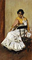 A Spanish Girl aka Portrait of Mrs. Chase in Spanish Dress, 1886, chase