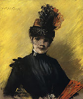 Study of Black against Yello, 1886, chase