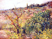 View of Fiesole, 1907, chase