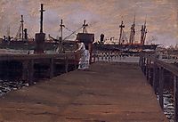 Woman on a Dock, 1886, chase