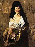 Woman with a Basket, 1875, chase