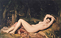 Bather Sleeping Near a Spring, 1850, chasseriau