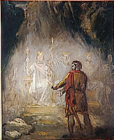 Macbeth, the apparition of the kings, 1856, chasseriau