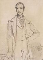 Portrait of Alphonse de Lamartine, 1844, chasseriau