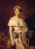 Portrait de Mlle de Cabarrus, 1848, chasseriau