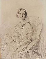Portrait of Mme Felix Ravaisson-Mollien, 1846, chasseriau
