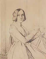 Portrait of Zoe de la Rue, 1842, chasseriau