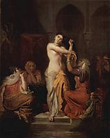 Scène de Harem, Femme Mauresque à sa toilette, 1854, chasseriau