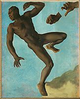 Study of Negro , 1838, chasseriau