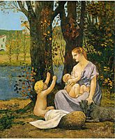 Allegory of Charity, 1887, chavannes
