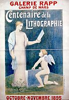 Chromolithograph Poster, chavannes