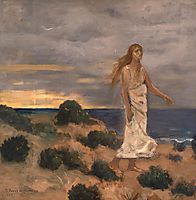 Woman by the Sea, 1887, chavannes