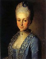 Portrait of Alexandra Perfilyeva, née Countess Tolstaya, c.1770, christineck