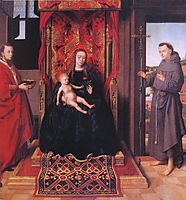 The Virgin and Child Enthroned with Saints Jerome and Francis, 1458, christus