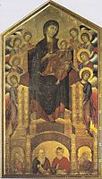 Enthroned Madonna with Angels, c.1285, cimabue