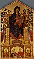 Madonna and Child Enthroned (Maesta), c.1285, cimabue