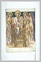 Madonna Enthroned with the Child with Angels, cimabue