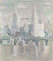 The city, 1908, ciurlionis