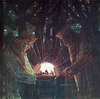 Kings (Fairy Tale Kings ), 1909, ciurlionis