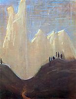 My road (I), 1907, ciurlionis