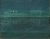 Sea at night, 1906, ciurlionis