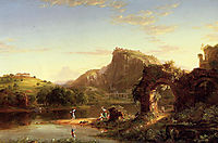 L-Allegro, Italian Sunset, 1845, cole