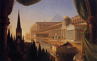 The Architect-s Dream, 1840, cole