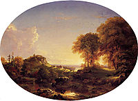 Catskill Landscape, 1846, cole