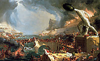 The Course of Empire: Destruction, 1836, cole