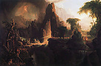 Expulsion from the Garden of Eden, 1828, cole