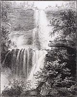 Falls at Catskill, 1829, cole