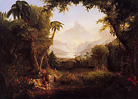 The Garden of Eden, 1828, cole