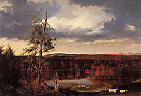 Landscape, the Seat of Mr. Featherstonhaugh in the Distance, 1826, cole