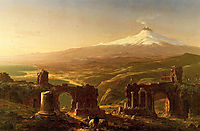 Mount Etna from Taormina, 1843, cole