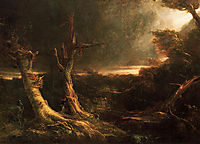 A Tornado in the Wilderness, 1831, cole