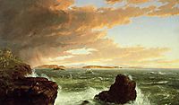 View Across Frenchman`s Bay from Mount Desert Island, After a Squall, 1845, cole