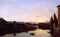View of the Arno, 1838, cole