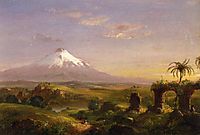 View of Mount Etna, 1844, cole