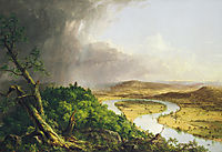 View from Mount Holyoke, 1836, cole
