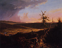 View on the Schoharie, 1826, cole