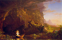 The Voyage of Life: Childhood, 1842, cole