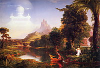 The Voyage of Life: Youth, 1842, cole