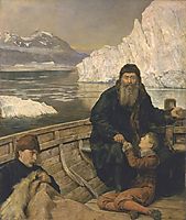 The Last Voyage of Henry Hudson, c.1881, collier
