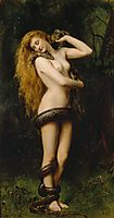 Lilith with a Snake, 1886, collier